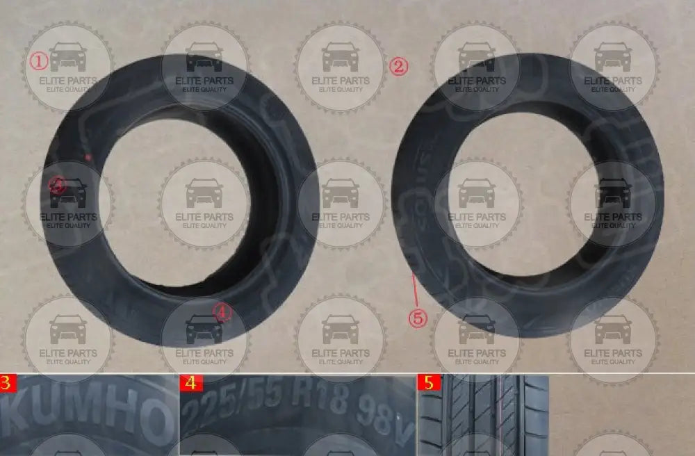 225/55R18 Original KUMHO Tire (اطار كاوتش كومهو اصلى) 3106101XST01A