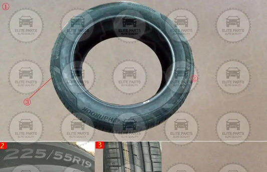 225/55R19 Original Hankook Tire (اطار كاوتش اصلى هانكوك) 3106101XSW04A
