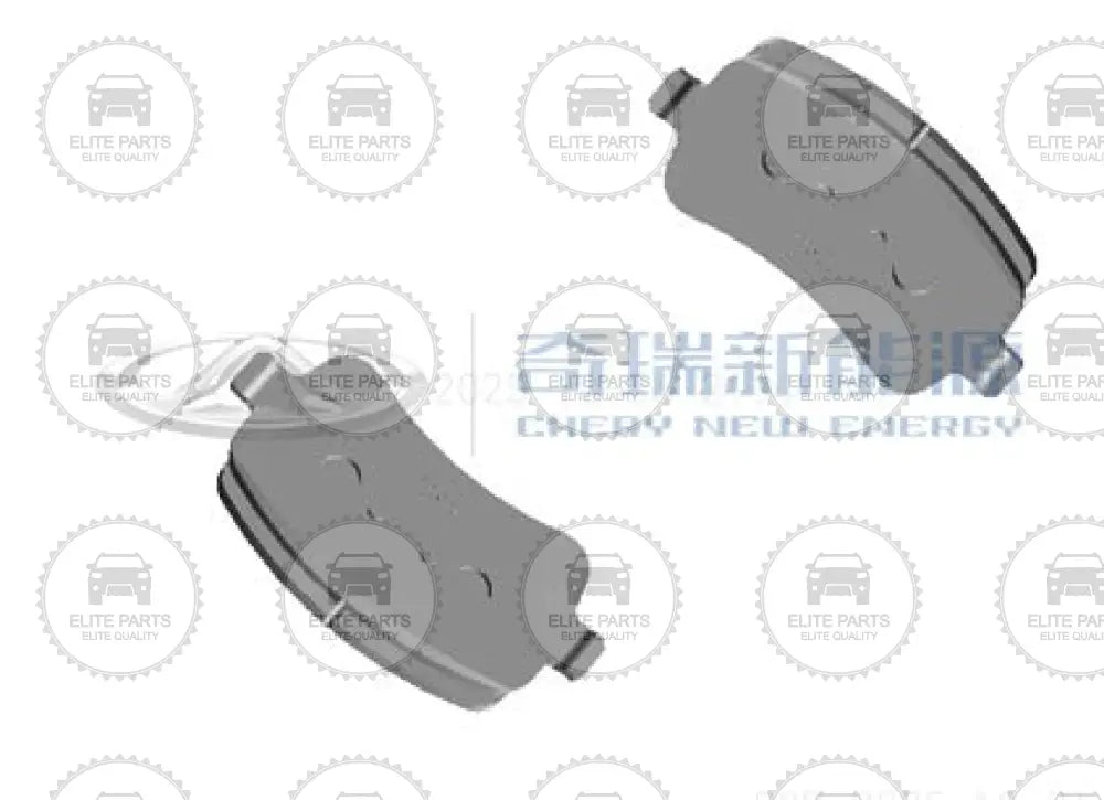 CHERY EQ7 Original Rear Brake Pad Assembly (One Pair) (طقم تيل قماش فحمات فرامل خلفية شيرى EQ7) 6GN204000775AA