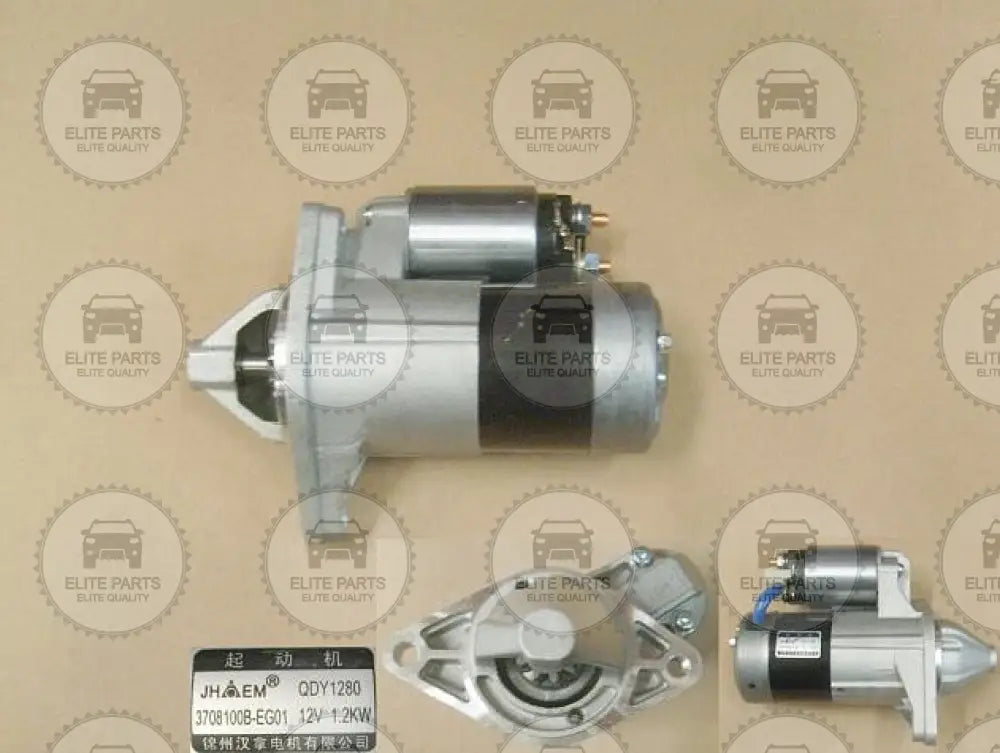 GWM Florid Original Engine Starter Motor Assembly (مارش موتور بدء تشغيل المحرك جريت وول فلوريد) 3708100B-EG01