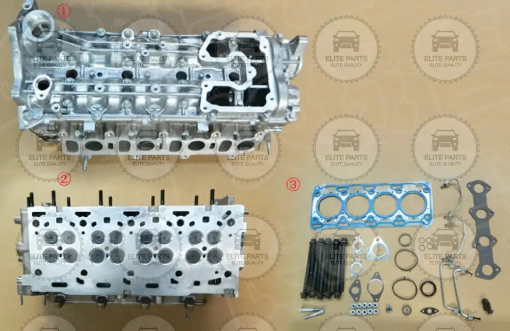 GWM POER 6MT Diesel Engine Original Cylinder Head With Gaskets Assembly (رأس اسطوانة المحرك الاصلية مع طقم جوانات علوية لمحرك جريت وول بيكب بوير ديزل) 1000170XED95