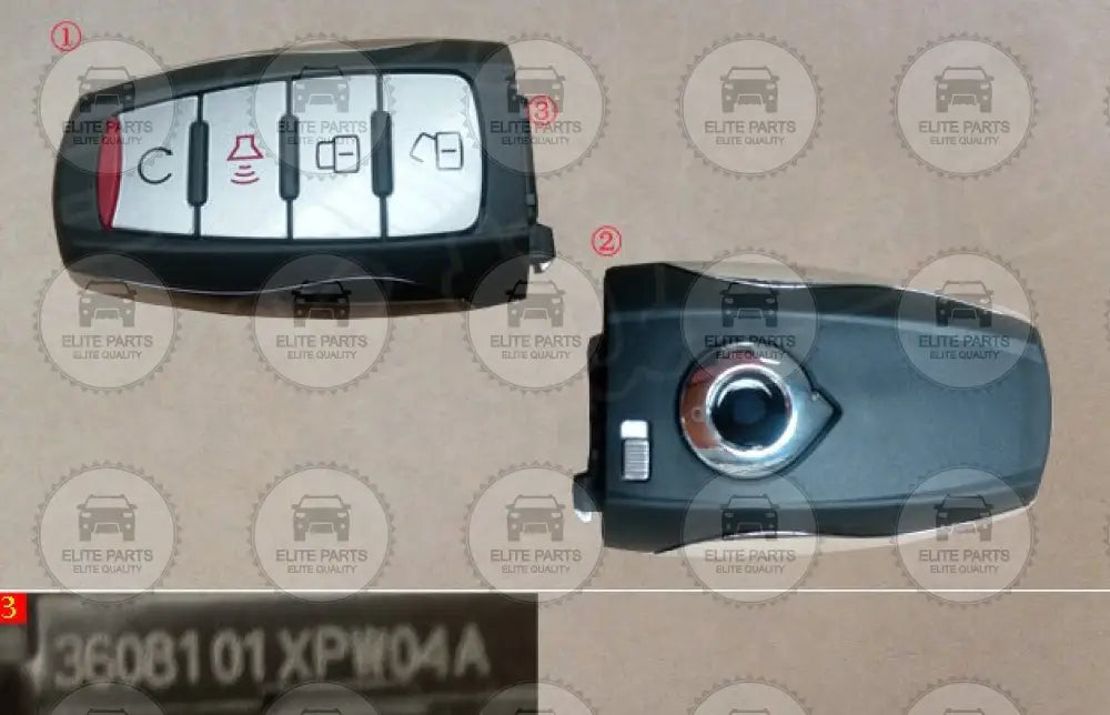 GWM POER Cannon Original Smart Remote Control Key Assembly (ريموت كنترول مفتاح ذكى جريت وول بيكب بوير) 3608101XPW04A