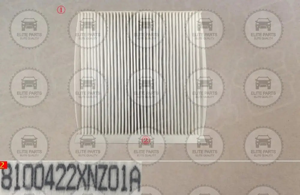 GWM POER Original Air Conditioning AC Filter (فلتر مكيف تكييف الهواء الاصلي جريت وول بيكب بوير) 8100422XNZ01A