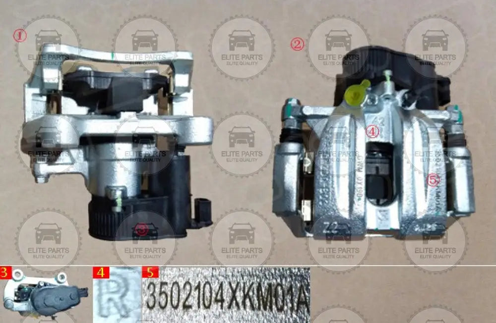 GWM TANK 300 Original Right Rear EPB Brake Caliper Assembly (كليبر فرامل خلفى اصلى جهة اليمين جريت وول تانك 300) 3502104XKM01A