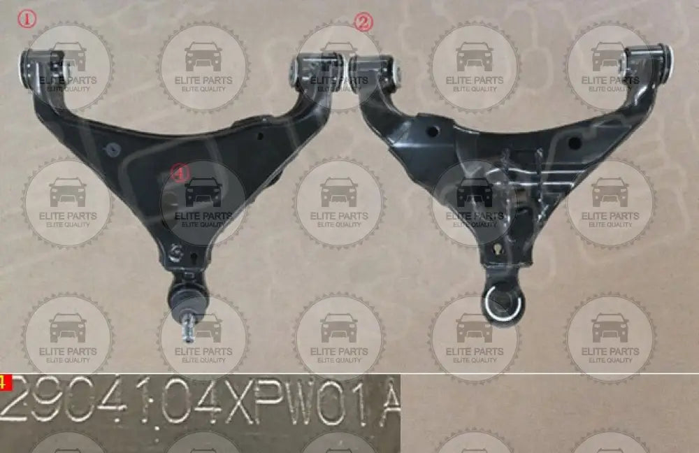 Great Wall POER Cannon Original Right Front Suspension Lower Control Arm Assembly (ذراع التحكم الامامى السفلى جهة اليمين جريت وول بيكب بوير) 2904104XPW01A