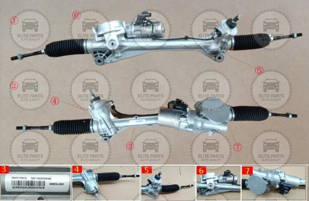 Great Wall POER Cannon Original Steering Rack Assembly (عمود المقود الهيدروليكي سكاترا جريت وول بيكب باور ) 3401100XPW04B
