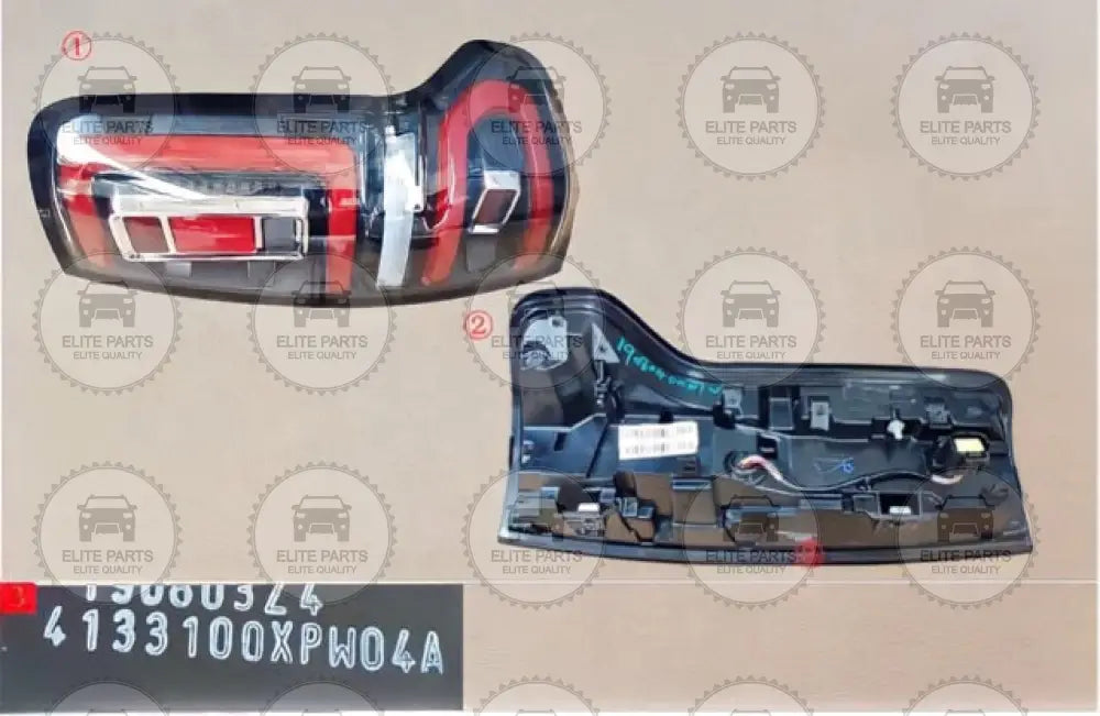 Great Wall Poer Cannon Original Left Tail Light Lamp Assembly (مصباح كشاف خلفى جهة اليسار بيكب بوير) 4133100XPW04Aة