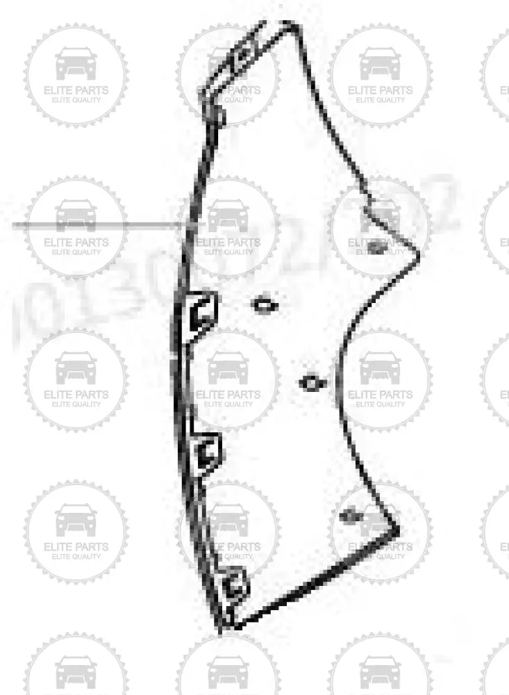 H6 GT Front Bumper Lower Right Trim Panel 2803149XKN03A