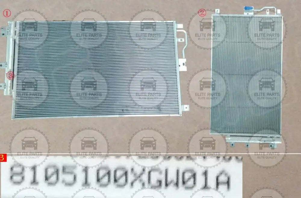 HAVAL Dargo Original AC Condenser Assembly (مكثف تكييف هافال داركو اصلى) 8105100XGW01A