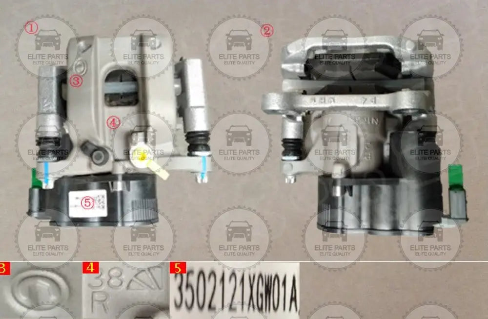 HAVAL Dargo Original Right Rear Brake Caliper Assembly (كاليبر فرامل خلفى جهة اليمين هافال دارجو) 3502121XGW01A