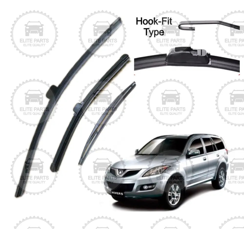 HAVAL H5 Hook-Fit Type Wipers: 5205131AK00XE + 5205111AK00XD + 6310111-K00