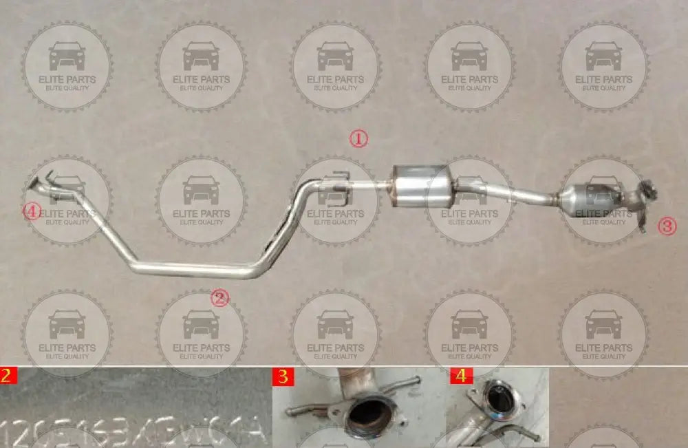 HAVAL H6 3rd Gen. GW4N20 After-Stage Catalytic Converter & Muffler (ماسورة عادم شكمان اصلية هافال اتش 6 الجيل الثالث) 1205163XGW01A