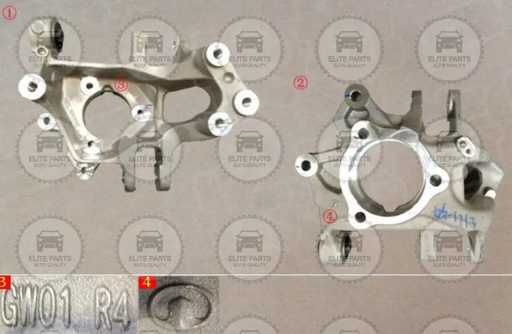 HAVAL H6 3rd Gen. Original Right Rear Steering Knuckle & Bushing Assembly (شمعدان مفصل توجيه لنظام التعليق الخلفى جهة اليمين هافال اتش 6 الجيل الثالث) 3301172XGW01A