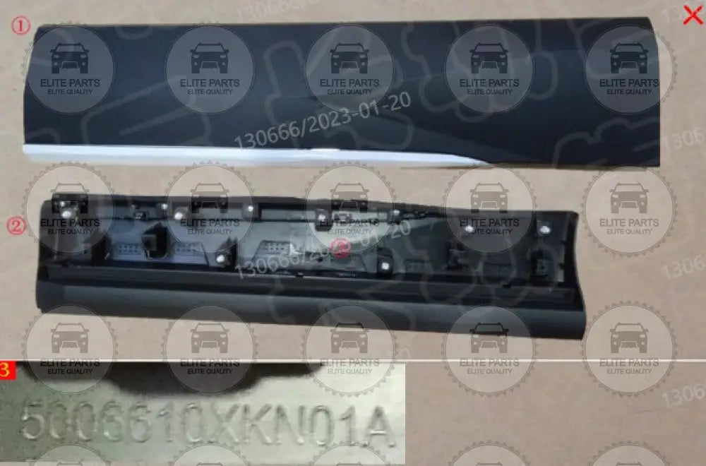 HAVAL H6 3rd Generation ORIGINAL Outer Doors right rear Trim Panel 5006610XKN01A