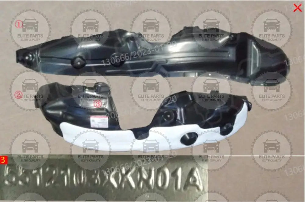 HAVAL H6 3rd Generation ORIGINAL Right Rear splash Pad 5512103XKN01A هافال H6 الجيل الثالث الأصلي كارتيرة عجلة خلفية يمين