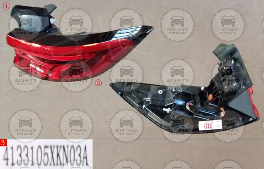 HAVAL H6 GT Original Right Rear Side Panel Tail Light Lamp Assembly (مصباح كشاف خلفى جهة اليمين هافال اتش 6 جى تى) 4133105XKN03A
