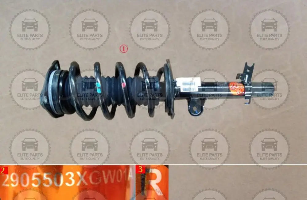 HAVAL H6 Hybrid Edition HEV Original Right Front Shock Absorber & Coil Spring Assembly (مساعد ممتص صدمات امامى مع زنبرك اصلى جهة اليمين هافال اتش 6 النسخة الهايبرد) 2905503XGW01A