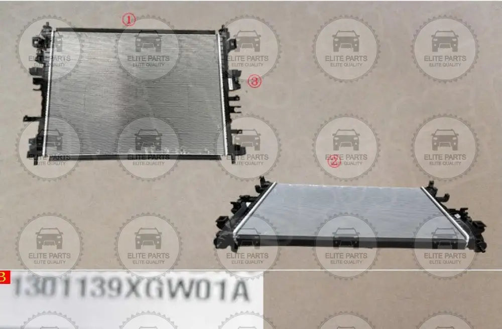 HAVAL H6 Hybrid HEV Original High Temperature Engine Cooling Radiator (رادياتير تبريد المحرك للحرارة العالية هافال اتش 6 النسخة الهايبرد) 1301139XGW01A