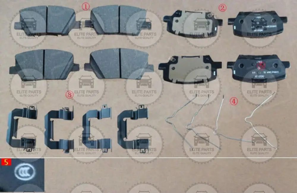 HAVAL H6 Third Generation Original Front Brake Pads Set (طقم تيل فرامل فحمات قماش فرامل امامى هافال اتش 6 الجيل الثالث) 3501151XGW01A