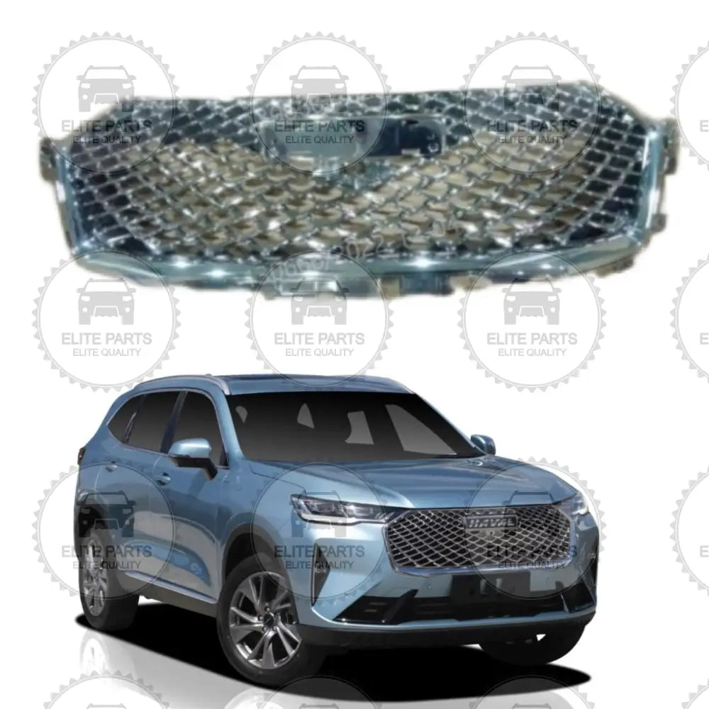 HAVAL H6 third generation original Silver Nichel Chrome front radiator grille (شبكة امامية اصلية نيكل كروم لون فضي لهافال اتش 6 الجيل الثالث) 5509128XKN01A