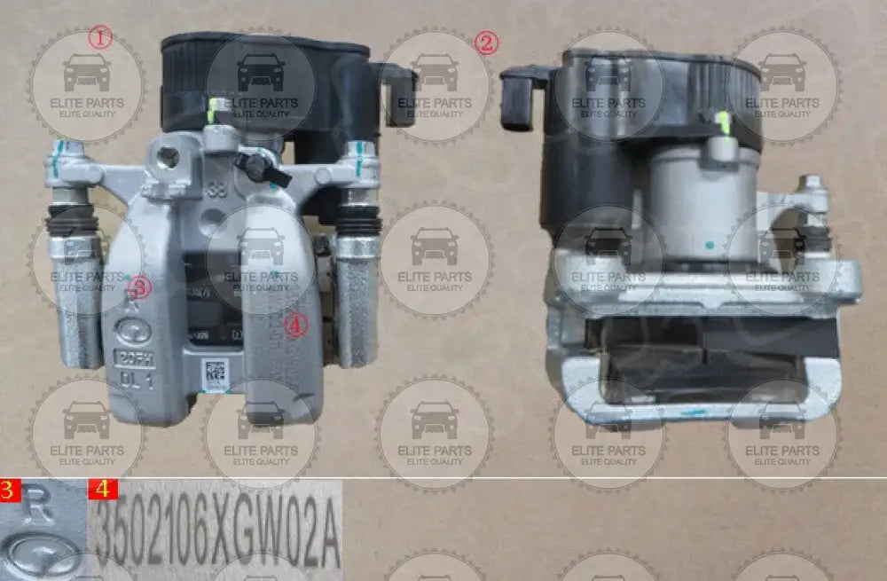 HAVAL Jolion 4WD Original Right Rear Brake Caliper Assembly (كاليبر فرامل خلفى اصلى جهة اليمين هافال جوليون دفع رباعى) 3502106XGW02A