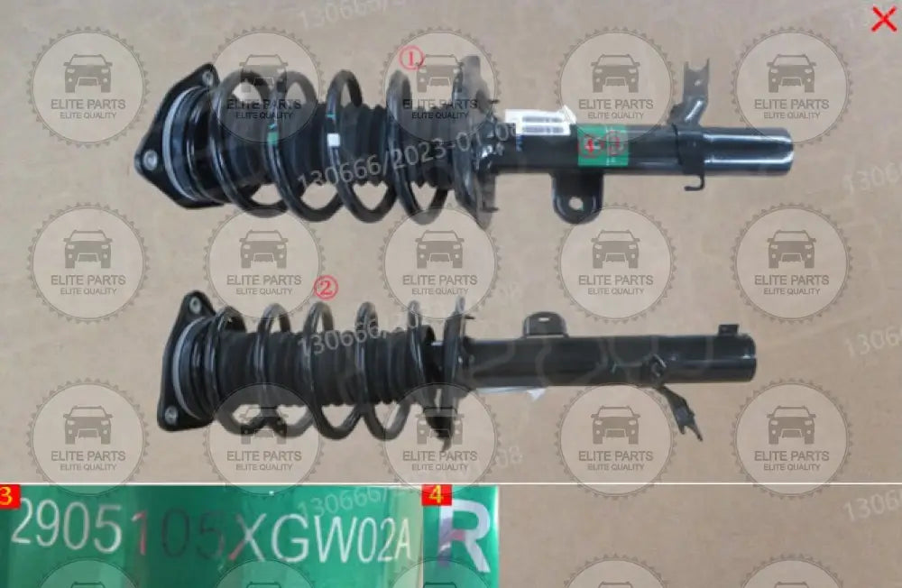 HAVAL Jolion ORIGINAL Right Front Shock Absorber & Coil Spring Assembly (ممتص صدمات امامى يمين هافال جوليون) 2905105XGW02A