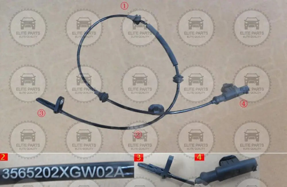 HAVAL Jolion Original Front Wheel ABS Speed Sensor (حساس مستشعر السرعة لمنع الانزلاق هافال جوليان) 3565202XGW02A