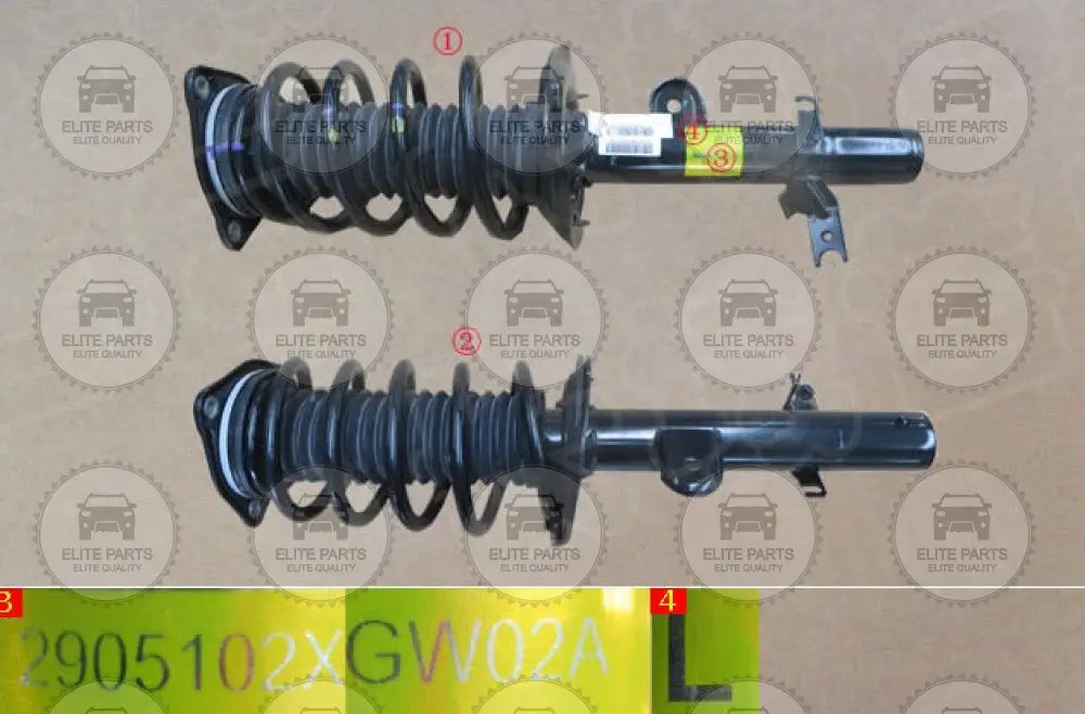 HAVAL Jolion Original Left Front Shock Absorber And Coil Spring Assembly (مساعد ممتص صدمات امامى اصلى جهة اليسار مع زنبرك هافال جوليان) 2905102XGW02A