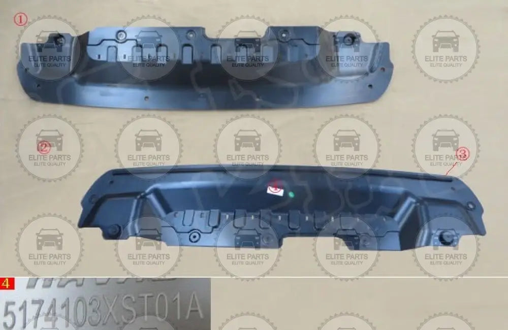 HAVAL Jolion Pro Original Front Bumper Lower Deflector Assembly (دفيوزر اكسسوار الصدام الامامى هافال جوليان برو) 5174101XST01A