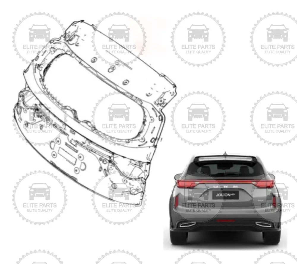 HAVAL Jolion Pro Original Rear Tailgate Trunk Door Assembly (باب شنطة صندوق الامتعة الخلفى هافال جوليون برو) 6301109XST02A