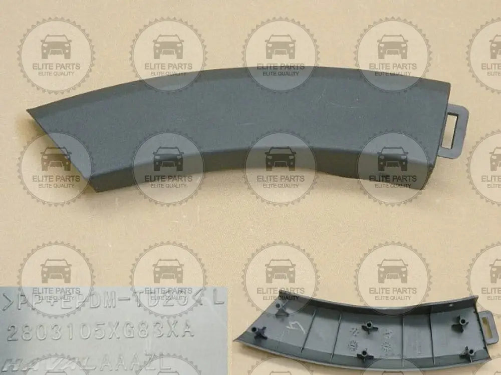 Haval H1 2019 Original Front Bumper Left side Eyebrow Wheel Decorative Plate 2803105XG83XA