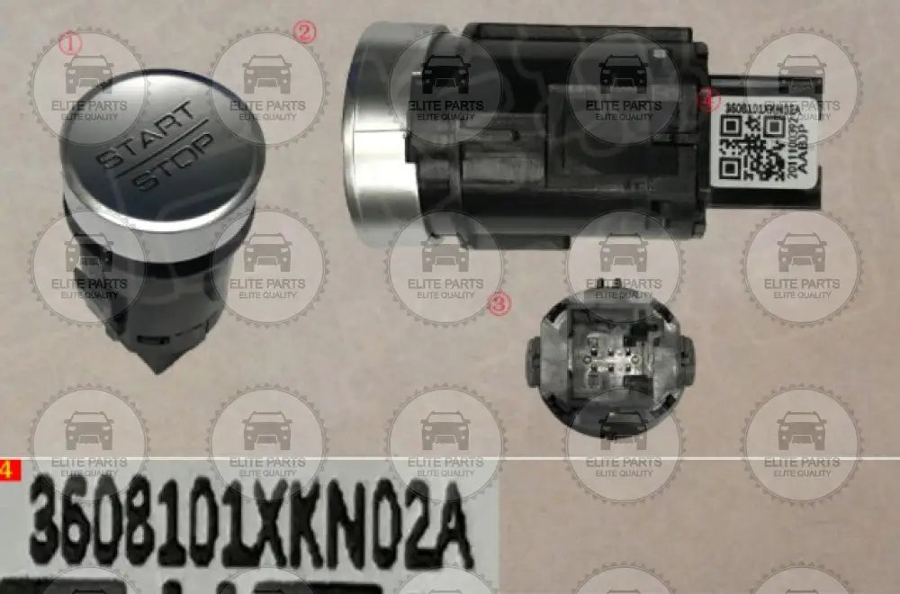 Haval H6 3rd Gen. & Jolion Original Start/Stop Engine Button 3608101XKN02A هافال H6 الجيل الثالث و جوليون زر تشغيل/إيقاف المحرك الأصلي