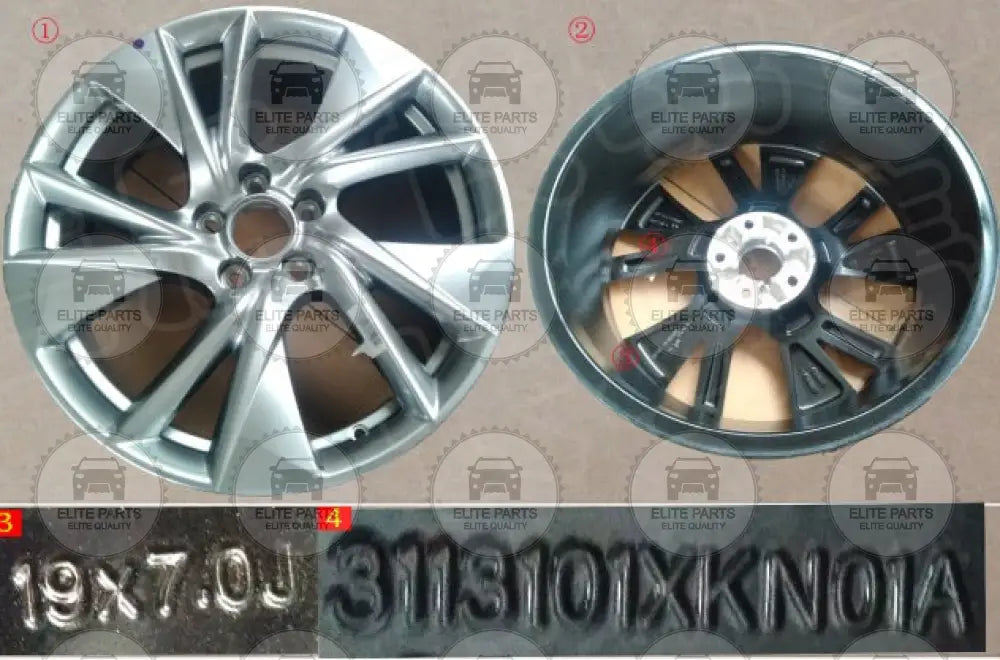 Haval H6 3rd Gen. Original Alloy Rim Assembly 3113101XKN01A هافال H6 الجيل الثالث جنط عجلة اصلى