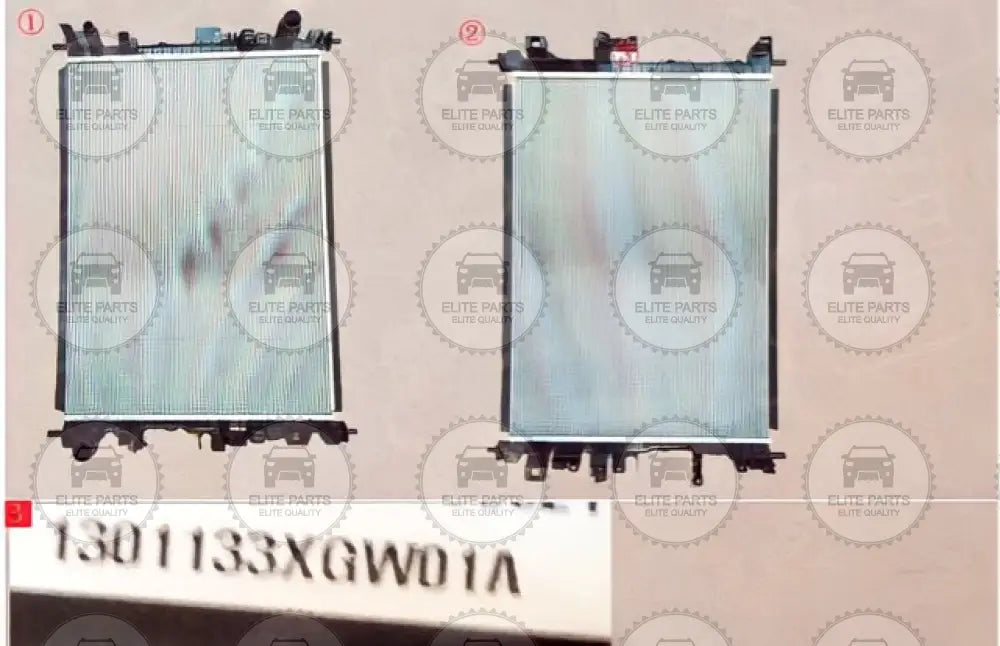 Haval H6 3rd Gen 1.5T Original Engine Cooling Radiator 1301133XGW01A هافال H6 الجيل الثالث 1.5T رادياتير تبريد المحرك الأصلي