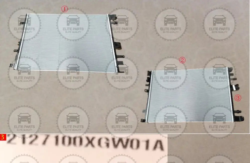 Haval H6 3rd Generation 2.0T Low Temperature Original Cooling Radiator Assembly 2127100XGW01A هافال H6 الجيل الثالث 2.0T رادياتير تبريد أصلي بدرجة حرارة منخفضة