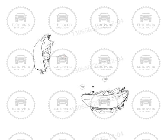 Haval H6 third generation front headlights Lamps (مصابيح فوانيس كشافات امامية هافال اتش 6 الجيل الثالث)