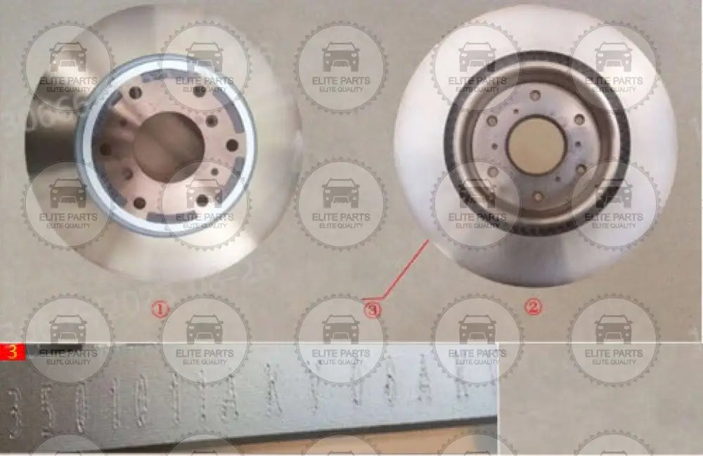 Haval H9 Original Front Brake Disc 3501011AKV08A / 3501011XKV08A هافال اتش 9 قرص فرامل امامي اصلي طنابير طنبورة دسكات دسك