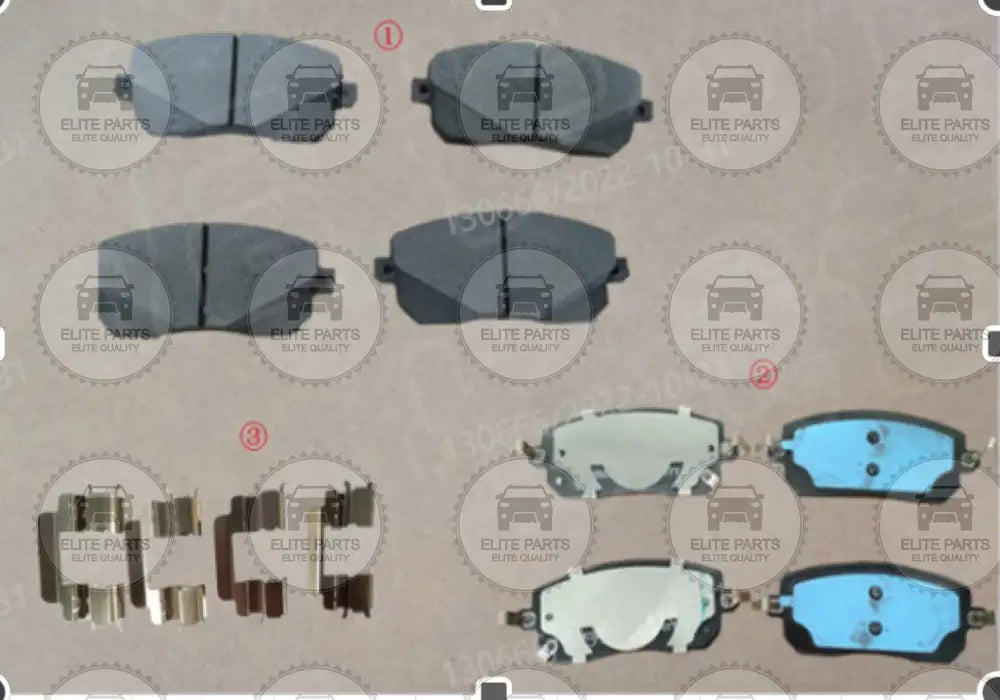 Haval Jolion 2WD Original Front Brake Pads Set (طقم تيل قماش فحمات فرامل امامى اصلى هافال جوليان) 3501123XGW02A