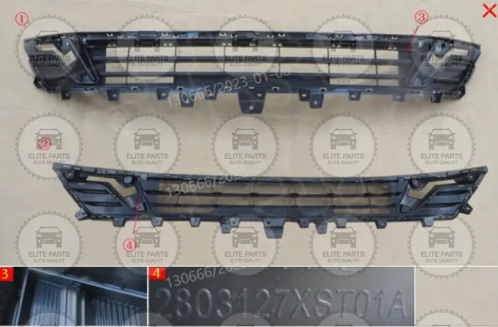 Haval Jolion Front Bumper Lower Grille (شبكة اكصدام سفلية هافال جوليان) 2803127XST01A