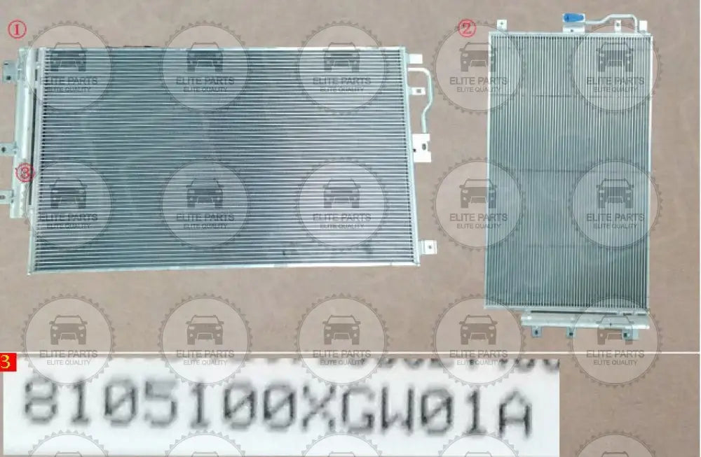 Haval Jolion HEV Original Air Condition Condenser Assembly (مكثف تكييف هافال جوليون هايبرد) 8105100XGW01A