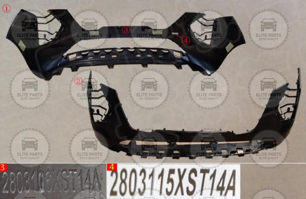 Haval Jolion HEV Original Front Bumper Assembly ( صدام أمامي هافال جوليون هايبرد) 2803115XST14A