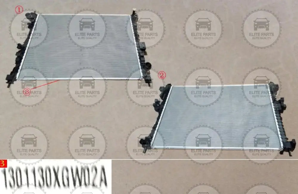 Haval Jolion HEV Original High Temperature Cooling Radiator Assembly (رادياتير تبريد درجة الحرارة العالية هافال جوليون هايبرد) 1301130XGW02A