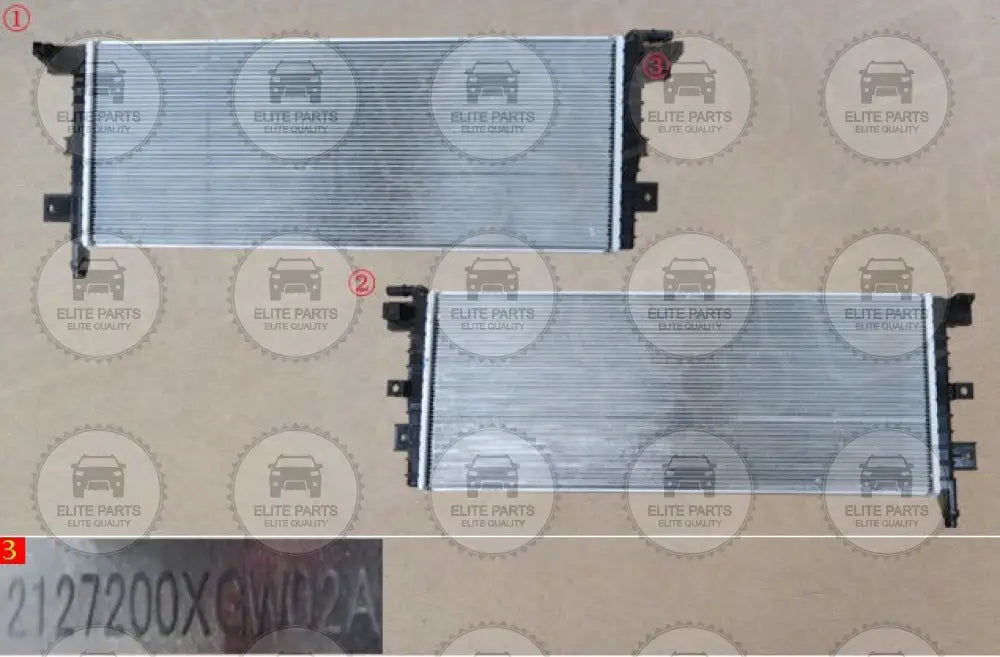 Haval Jolion HEV Original Low Temperature Cooling Radiator Assembly (رادياتير تبريد درجة الحرارة المنخفضة هافال جوليون هايبرد) 2127200XGW02A