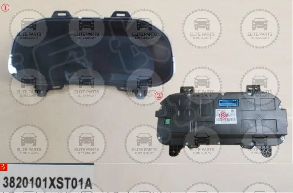 Haval Jolion Original Instrument Cluster Dashboard Display Screen 3820101XST01A شاشة عدادات عرض لوحة القيادة هافال جوليون