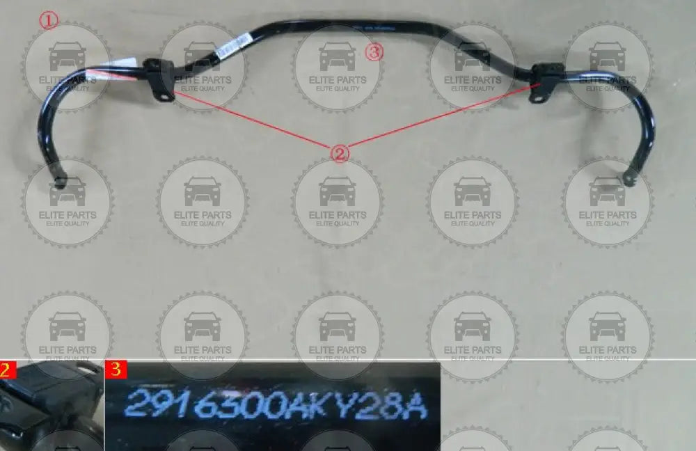 Rear Stabilizer Sway anti roll bar for Haval H6 Generation 2 (بار قضيب التوازن الخلفى لهافال اتش 6 الجيل الثانى) 2916300AKY28A