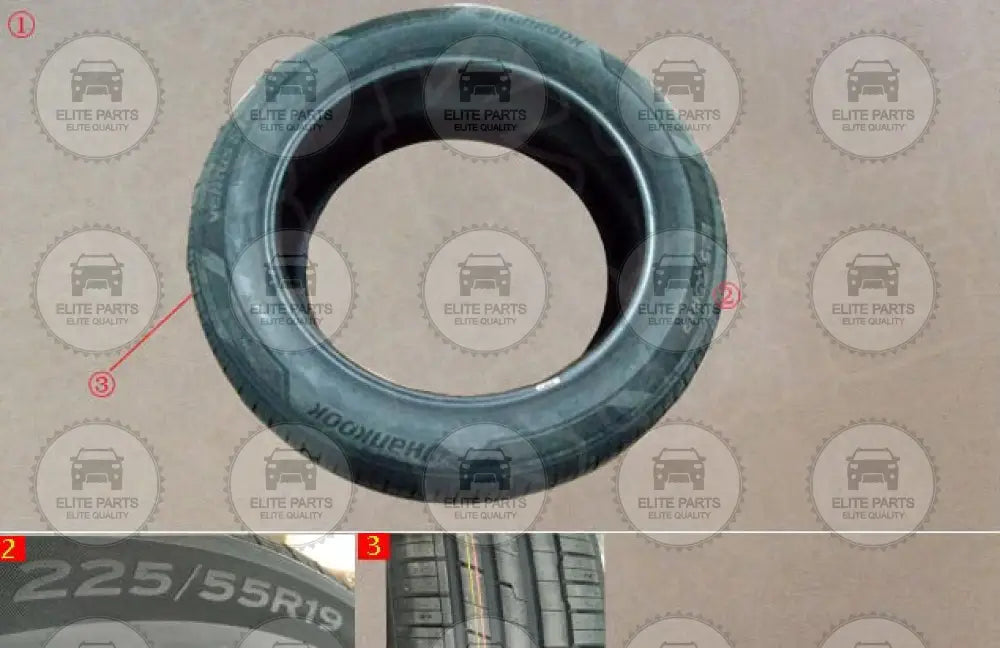 225/55R19 Original Hankook Tire (اطار كاوتش اصلى هانكوك) 3106101XSW04A