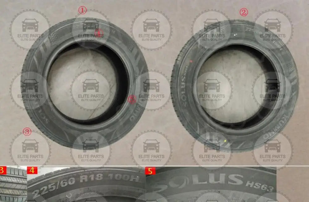 225/60R18 Original KUMHO Tire (كاوتش اطار اصلى كومهو) 3106100BSW04A