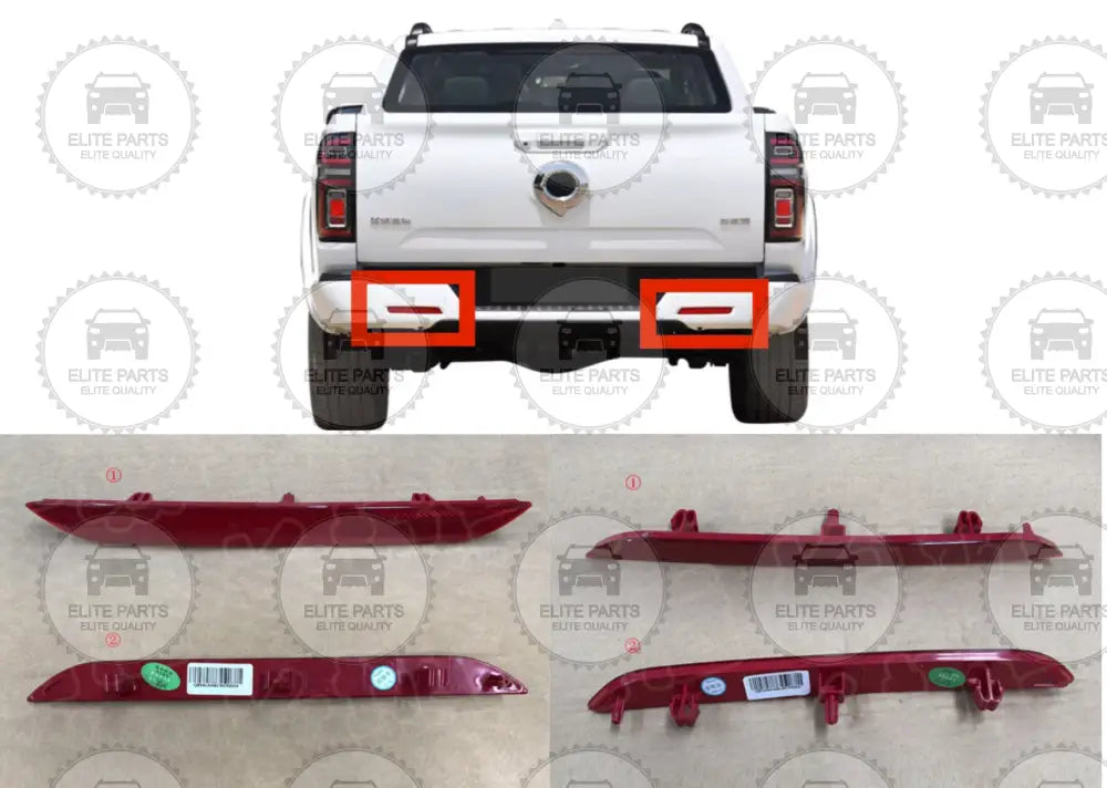 GWM POER Original Rear Light Retro-Reflector Assembly (عواكس ضوء خلفية اصلية جريت وول بيكب بوير)