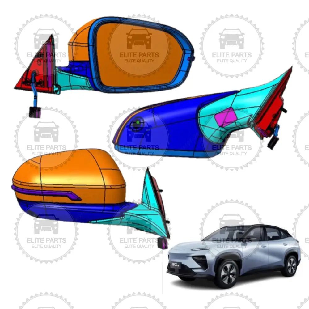 CHERY EQ7 Original Exterior Rearview Mirror Assembly (مرايا خارجية جانبية اصلية شيري EQ7)