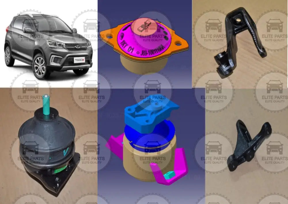 CHERY Tiggo 2 Original Engine Suspension Mounts (حوامل قواعد تعليق المحرك الاصلية شيرى تيجو 2)